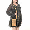 LC-ADBGZ750A Cellphone Holder Genuine Western Leather Women Bag