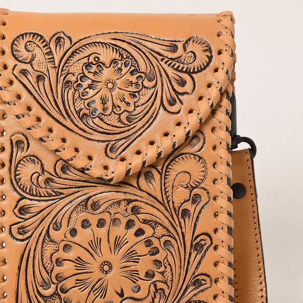 LC-ADBGZ750A Cellphone Holder Genuine Western Leather Women Bag