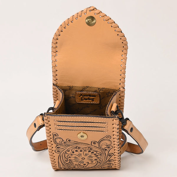 LC-ADBGZ750A Cellphone Holder Genuine Western Leather Women Bag