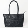 LC-ADBGZ756B Tote Hand Tooled Genuine Western Leather Women Bag
