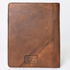 ADBG1185 American Darling Floral Tooled Leather Portfolio Bag -Western Tablet Sleeve