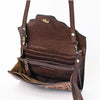 ADBGA393 American Darling Hand Tooled Floral Carved Genuine Leather Small Cross body Bag