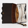 ADBGA394 American Darling Hair-On Cowhide Hand Tooled Genuine Leather Coin Purse