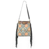 LC-KB566 Large Crossbody Upcycled Canvas Ladies Bag