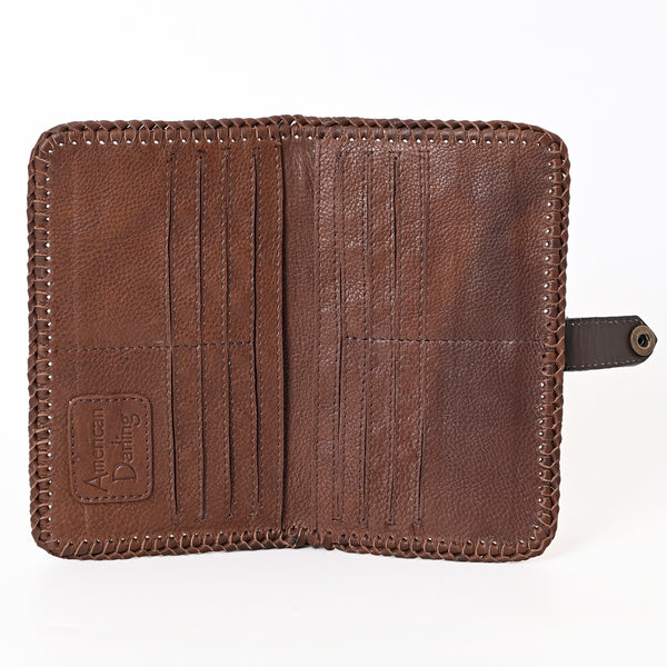 ADBGA398 American Darling Braided Hand Tooled Genuine Leather Clutch Bag
