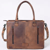 ADBG230 American Darling Western Tote Bag - Handcrafted Hair-On Cowhide & Hand-Tooled Leather