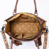 ADBG230 American Darling Western Tote Bag - Handcrafted Hair-On Cowhide & Hand-Tooled Leather