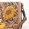 ADBG1189 American Darling Western Organizer Bag Hand Tooled Leather Saddle Blanket
