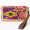 ADBG1189 American Darling Western Organizer Bag Hand Tooled Leather Saddle Blanket