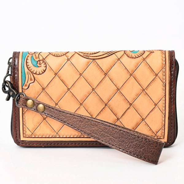 ADBG1189 American Darling Western Organizer Bag Hand Tooled Leather Saddle Blanket