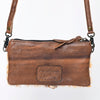 ADBGS142 Mini Crossbody - Hair-On Leather Fringe Bag with Removable Strap