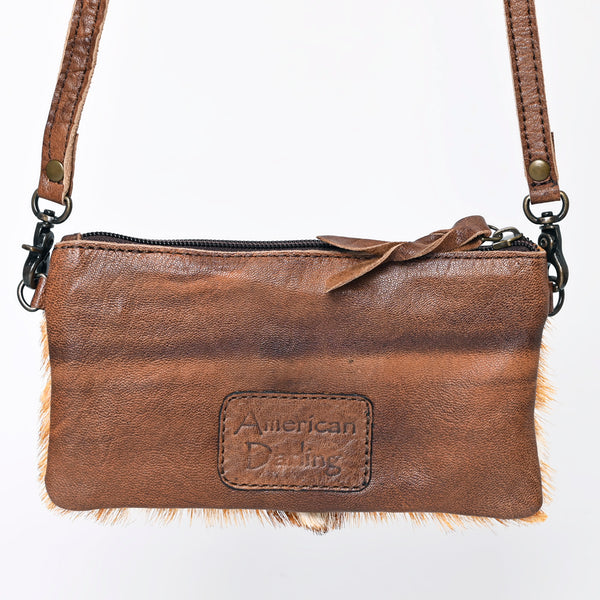 ADBGS142 Mini Crossbody - Hair-On Leather Fringe Bag with Removable Strap