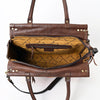 ADBGA400 American Darling Hand Woven Saddle Blanket Genuine Leather Tote Bag