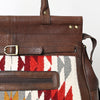 ADBGA400 American Darling Hand Woven Saddle Blanket Genuine Leather Tote Bag