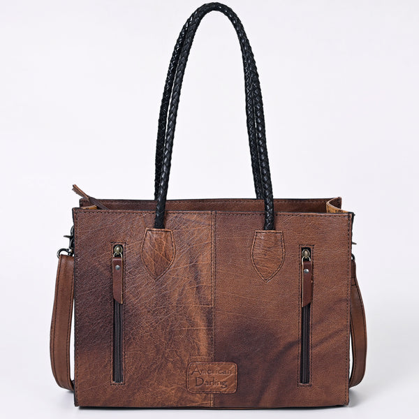 ADBG1158 American Darling Floral Tooled Leather Tote -Western Crossbody Bag