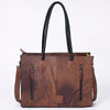 ADBG1158 American Darling Floral Tooled Leather Tote -Western Crossbody Bag
