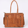 ADBG1158 American Darling Floral Tooled Leather Tote -Western Crossbody Bag