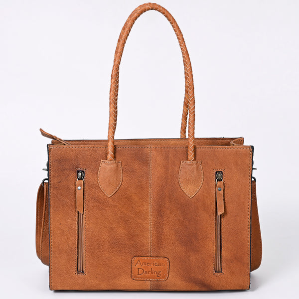 ADBG1158 American Darling Floral Tooled Leather Tote -Western Crossbody Bag