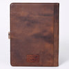 ADBG1040 American Darling Hand-Tooled Floral Genuine Leather Western Portfolio Bag