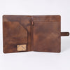ADBG1040 American Darling Hand-Tooled Floral Genuine Leather Western Portfolio Bag