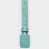 ADBLF214 Aqua Turquoise Hand-Tooled Leather Belt with Floral Design