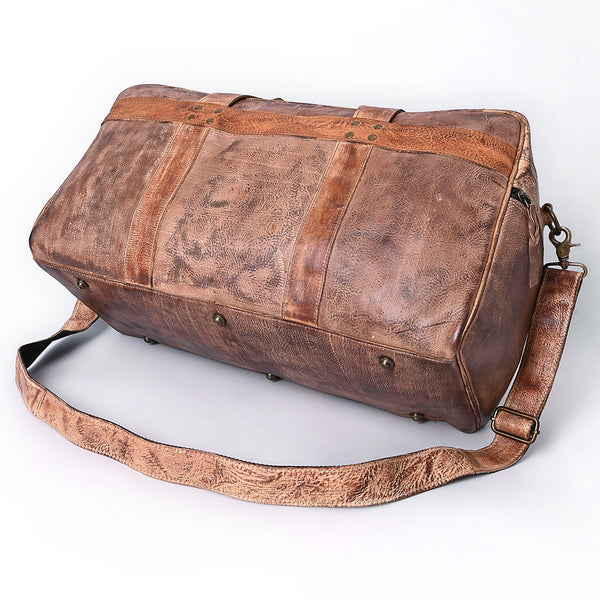 NMBGM142 Duffel Genuine Leather Women Bag Western Handbag