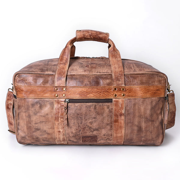 NMBGM142 Duffel Genuine Leather Women Bag Western Handbag