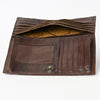 ADBGA408 American Darling Hand Tooled Saddle Blanket Genuine Leather Clutch