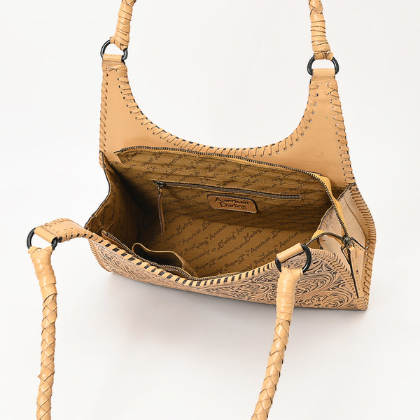 LC-ADBGZ758A Hobo Hand Tooled Genuine Western Leather Women Bag