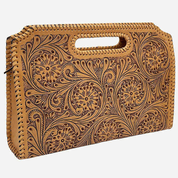 LC-ADBGZ759A Wallet Genuine Western Leather Women Bag