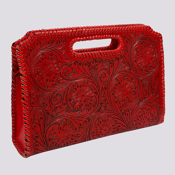 ADBGZ759B Clutch Genuine Western Leather Women Bag