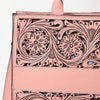 LC-ADBGZ762B Tote Hand Tooled Genuine Western Leather Women Bag