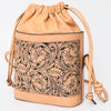 LC-ADBGZ765 Bucket Genuine Western Leather Women Bag
