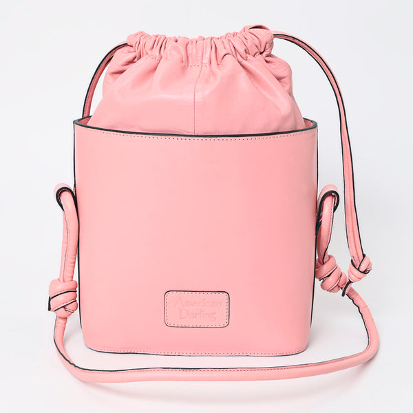 LC-ADBGZ765B Bucket Genuine Western Leather Women Bag