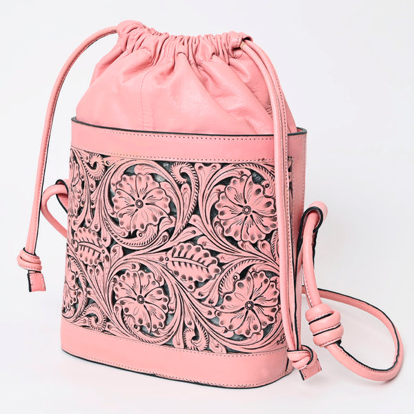 LC-ADBGZ765B Bucket Genuine Western Leather Women Bag