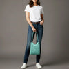 LC-ADBGZ767B Tote Hand Tooled Genuine Western Leather Women Bag