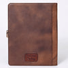 ADBG1040 American Darling Hand-Tooled Floral Genuine Leather Western Portfolio Bag