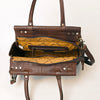 ADBGA400 American Darling Hand Woven Saddle Blanket Genuine Leather Tote Bag