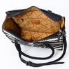ADBG229 American Darling Western Tote Bag - Handcrafted Hair-On Cowhide & Braided Leather