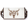 ADBGM169 Hair-On Leather Western Crossbody Purse with Western Scene