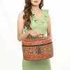 ADBGA412 American Darling Hand Tooled Leather Jewelry Case Western Accessory