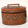 ADBGA412 American Darling Hand Tooled Leather Jewelry Case Western Accessory