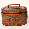 ADBGA412 American Darling Hand Tooled Leather Jewelry Case Western Accessory