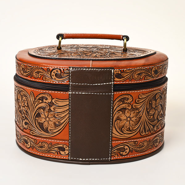 ADBGA412 American Darling Hand Tooled Leather Jewelry Case Western Accessory