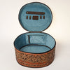 ADBGA412 American Darling Hand Tooled Leather Jewelry Case Western Accessory