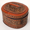 ADBGA412 American Darling Hand Tooled Leather Jewelry Case Western Accessory