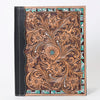 ADBG1196 American Darling Western Hand Tooled Leather Portfolio Bag Genuine Leather