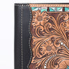 ADBG1196 American Darling Western Hand Tooled Leather Portfolio Bag Genuine Leather