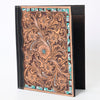 ADBG1196 American Darling Western Hand Tooled Leather Portfolio Bag Genuine Leather