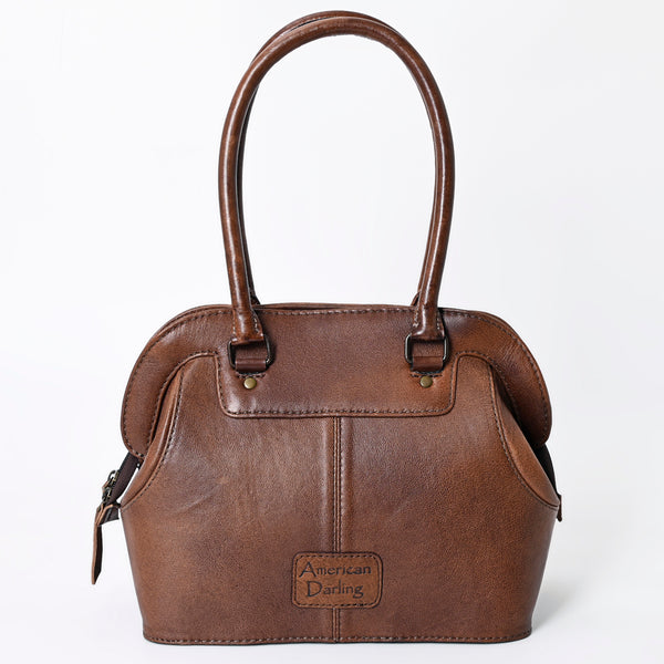 ADBG1198 American Darling Western Hand Tooled Leather Tote Bag Genuine Leather